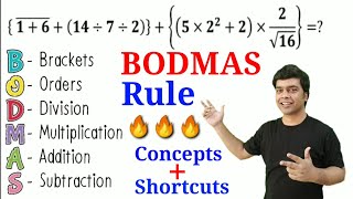 BODMAS  BODMAS Rule  VBODMAS RULE  Maths Trick  imran sir maths [upl. by Taro]