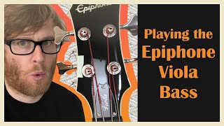 Epiphone Viola BASS REVIEW [upl. by Nylarak]