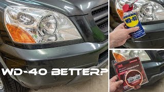 WD40 VS 3M  Best Headlight Restoration Method [upl. by Tiphany]