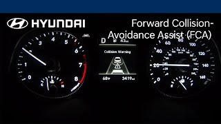 Forward CollisionAvoidance Assist Explained  Hyundai [upl. by Suivatnom]