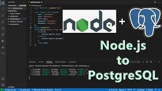 How to Connect Node js to PostgreSQL Database and Fetch data [upl. by Arodnap]