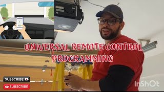 HOW TO PROGRAM A UNIVERSAL REMOTE TO A GENIE GARAGE DOOR OPENER [upl. by Azitram]