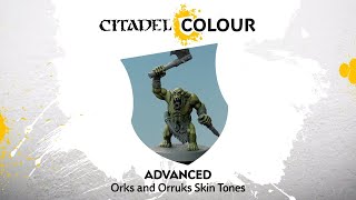 How to Paint Orks and Orruks Skin Tones [upl. by Bluefield]