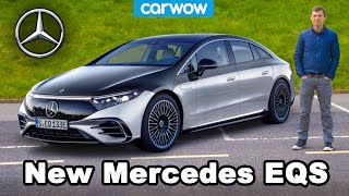 New Mercedes EQS REVIEW amp tested 060mph  is it as quick as a Tesla [upl. by Ferree690]