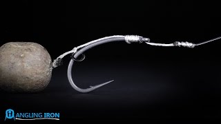 How to tie a Combi rig  Carp rigs  By Angling Iron [upl. by Ardnic]