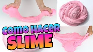 DIY  Como Hacer SLIME  FÁCIL Y SIN BÓRAX  NatyGloss [upl. by Anirrok]