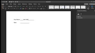 How to write over a line in Microsoft word [upl. by Ellehcar159]