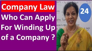 quotWho can apply for voluntary winding up quot  Company Law [upl. by Solitta]