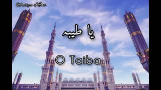 Ya Taiba  Ayesha Abdul Basit  Lyrics in Arabic amp English [upl. by Emlyn206]