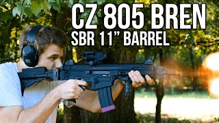 The CZ 805 Bren SBR 11quot Barrel [upl. by Dorotea977]