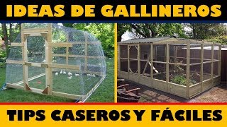 Las Mejores Ideas para hacer Gallineros  Tips Caseros [upl. by Lian52]