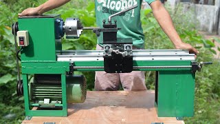 Homemade Lathe Machine [upl. by Mandal486]