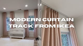 IKEA VIDGA  MODERN CURTAIN TRACK SYSTEM [upl. by Aihsrop]