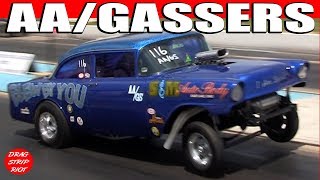 Ohio Outlaw AA Gassers Nostalgia Drag Racing [upl. by Ellecram67]