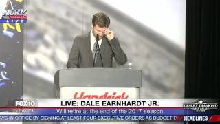 SAYING GOODBYE Dale Earnhardt Jr Announces Retirement FNN [upl. by Nywles371]