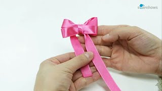 How to tie a ribbon pretty [upl. by Anyk362]