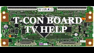 LCD TV Repair Tutorial  TCon Board Common Symptoms amp Solutions  How to Replace TCon Board [upl. by Enyluqcaj755]