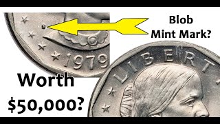 1979 Blob Mint Mark Dollar  Is This A Rare Susan Anthony Dollar [upl. by Aratihc29]