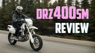 DRZ400sm Review  Grom on Steroids [upl. by Marie-Ann]