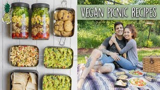 4 Easy Vegan Picnic Recipes [upl. by Ailssa]