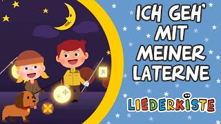 Ich geh mit meiner Laterne  Kinderlieder zum Mitsingen  Liederkiste [upl. by Aneetsirk714]