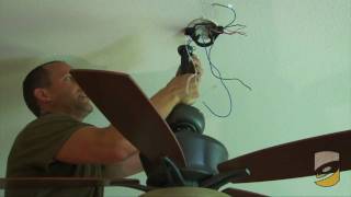 How to Install a Ceiling Fan [upl. by Pears]