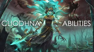 SMITE CLIODHNA ABILITIES [upl. by Ishmael]