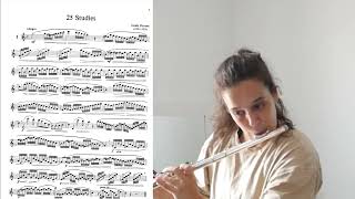 L Drouet 25 studies for flute  1 Allegro [upl. by Jaquenette]