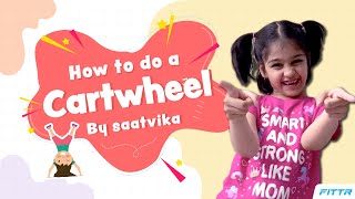 Kids Fitness Exercise  Cartwheel Tutorial  Fittr Kids [upl. by Enitsuga]