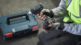 Bosch Professional  GDS 18V300 Cordless Impact Wrench [upl. by Aynotan]