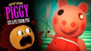 Escape from Piggy New Piggy Game  Annoying Orange [upl. by Murial]