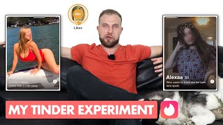 Tinder Experiment Hot vs Average Girl Results [upl. by Corinna338]