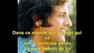 Et Si Tu NExistais Pas  Joe Dassin Lyrics [upl. by Amabel]