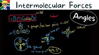 Intermolecular Forces grade 11 VSEPR angles [upl. by Erund634]