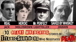 10 Heart Wrenching Titanic Survivors Stories [upl. by Anirt]