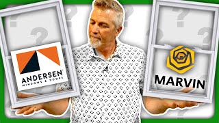 Head To Head Andersen Windows VS Marvin Windows [upl. by Joyan404]