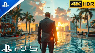 MIAMI PS5 Immersive ULTRA Realistic Graphics Gameplay 4K60FPS Hitman 2 [upl. by Llednohs]