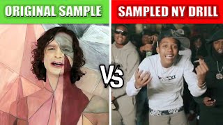 ORIGINAL SAMPLE VS SAMPLED NY DRILL SONGS [upl. by Daukas]