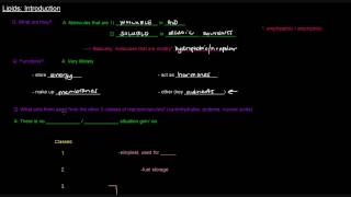 Lipids Part 1 of 11  Introduction [upl. by Reddy955]