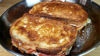 The Best Grilled Cheese amp Tomato Sandwich [upl. by Yecad]