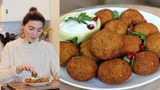 Falafel Nohut Köftesi Nasıl Yapılır  Falafel Tarifi  Canan Kurban [upl. by Hafinah118]