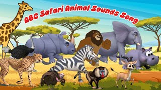 Alphabet ABC Safari Animal Sounds Song 0302  Little Bunny Learns  Nursery Rhymes [upl. by Metts]