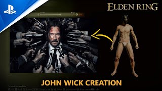 ELDEN RING  Character Creation John Wick [upl. by Eustis406]