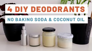 4 DIY Deodorant Recipes StepByStep Tutorial [upl. by Nairb]