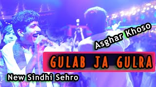 Gulab ja Gulra  New Sindhi Sehro  Song 2021  Asghar Khoso [upl. by Mintun]