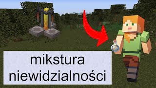 jak zrobić miksturę niewidzialności w Minecraft [upl. by Ahilam]