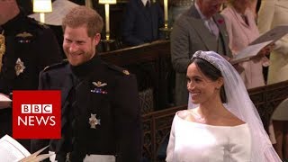 Royal wedding 2018 Ceremony at Windsor Castle  BBC News [upl. by Asik]