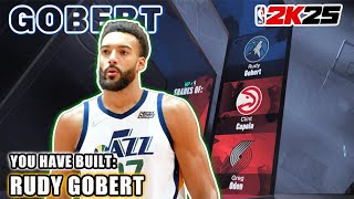 BEST RUDY GOBERT BUILD in NBA 2K25 [upl. by Nosittam]