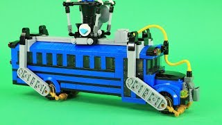 LEGO Fortnite Battle Bus  Custom Fortnite Battle Royale LEGO MOC [upl. by Annaeed]