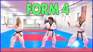 Taekwondo Form 4  Basics for Beginners [upl. by Belle]